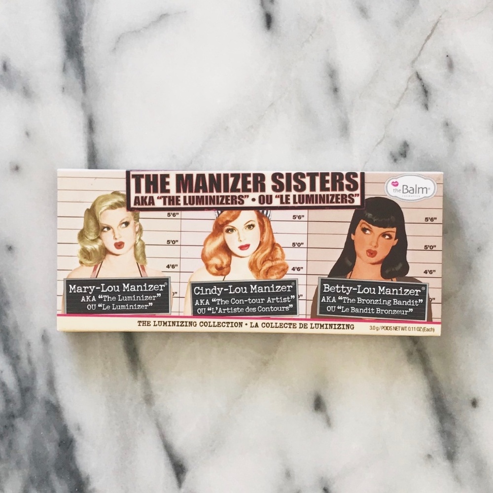 NEW!! The Balm The Manizer Sisters Highlighters